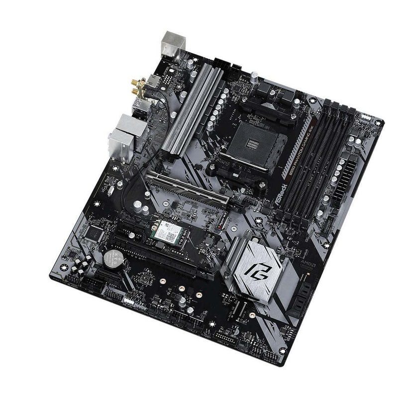 ASRock B550 Phantom Gaming 4/AC AMD AM4 ATX Motherboard with WIFI and Hyper M.2