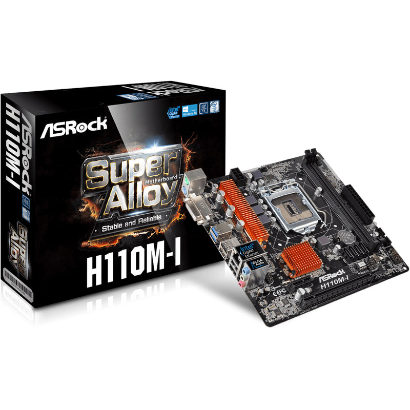 [RePacked] ASRock H110M-I LGA 1151 Micro ATX Motherboard with USB 3.1 Gen1 and Full Spike Protection