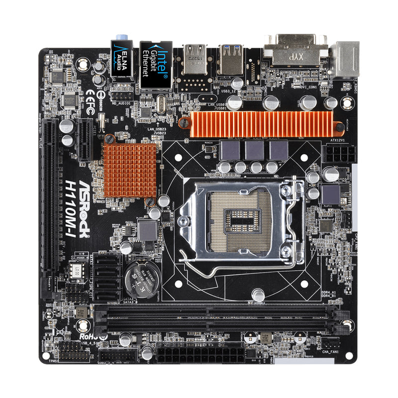 [RePacked] ASRock H110M-I LGA 1151 Micro ATX Motherboard with USB 3.1 Gen1 and Full Spike Protection