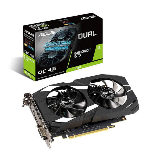 ASUS Dual GeForce GTX 1650 V2 OC  Edition GDDR5 4GB 192-Bit Graphics Card