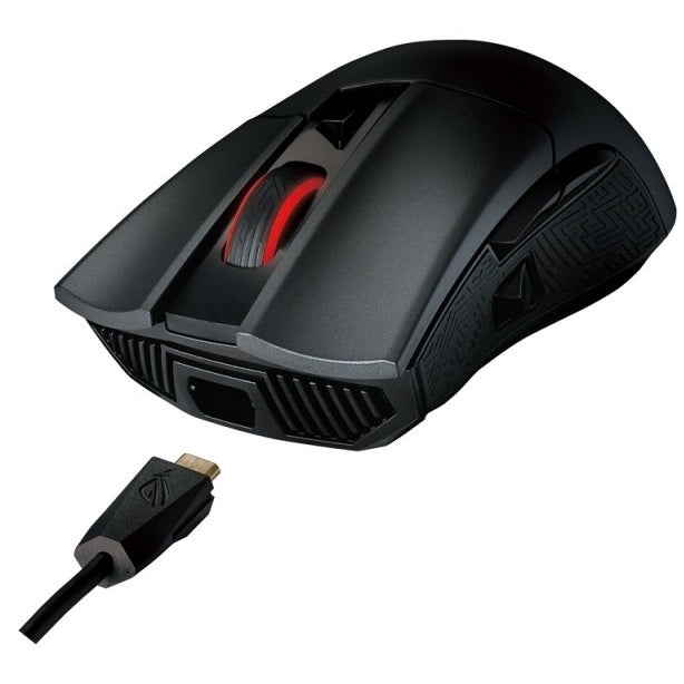 ASUS ROG Gladius II Gaming Mouse with Aura RGB lighting & DPI target button - The Peripheral Store | TPS