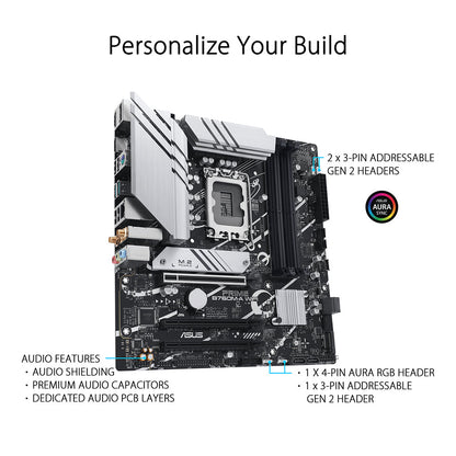 ASUS PRIME B760M-A WIFI CSM Intel LGA 1700 Micro-ATX DDR5 Motherboard