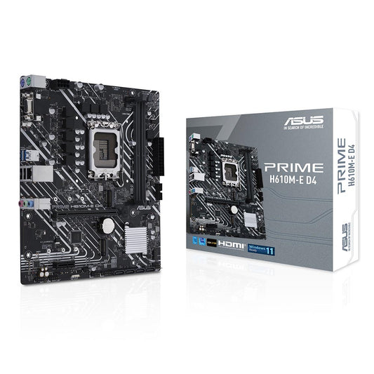 Asus Prime H610M-E D4 Intel H670 LGA 1700 ATX मदरबोर्ड PCIe 4.0 और ड्युअल M.2 स्लॉट के साथ