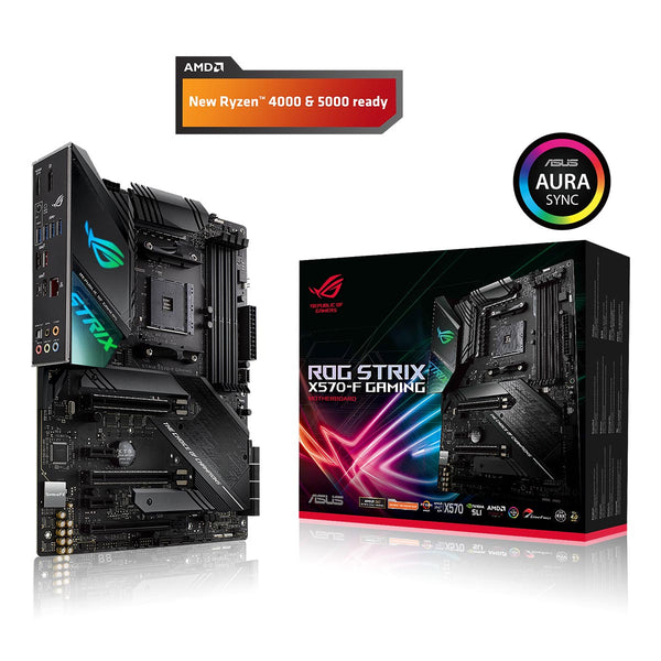 [Repacked] ASUS ROG STRIX X570-F AMD AM4 ATX Gaming Motherboard with PCIe 4.0 Aura Sync and Dual M.2
