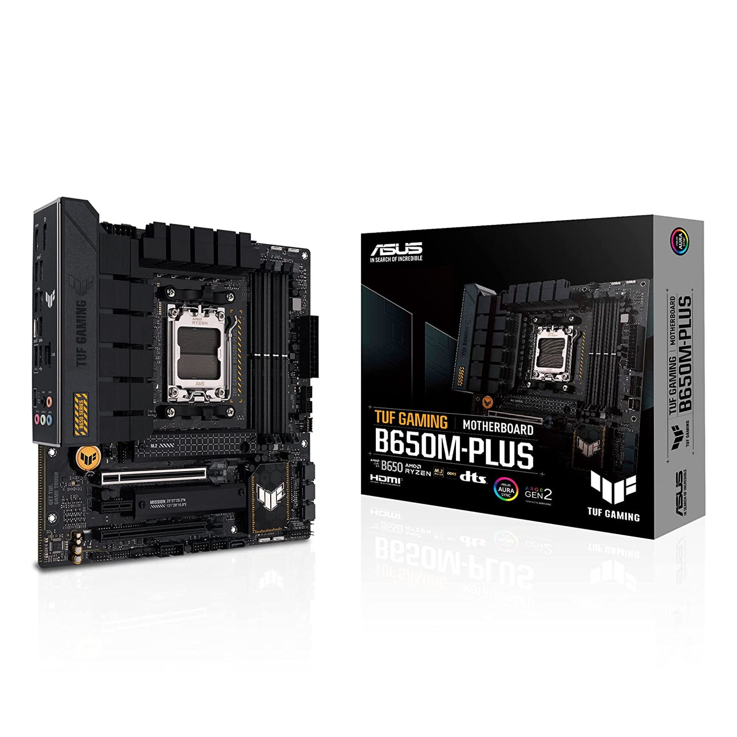 ASUS TUF GAMING B650M-Plus AMD B650 AM5 Micro-ATX Motherboard