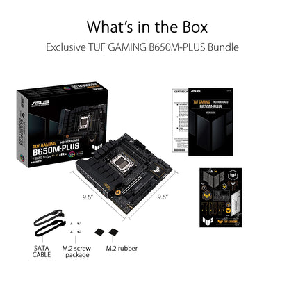 ASUS TUF GAMING B650M-Plus AMD B650 AM5 Micro-ATX Motherboard