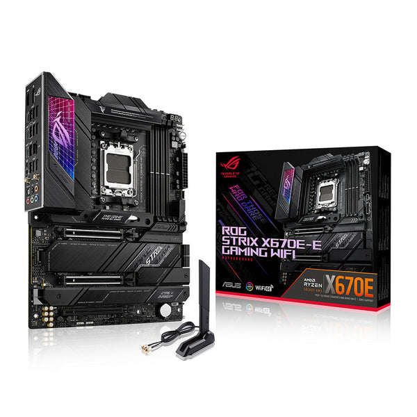 ASUS ROG STRIX X670E-E AMD AM5 ATX Gaming Motherboard with WIFI 6E and PCIe 5.0