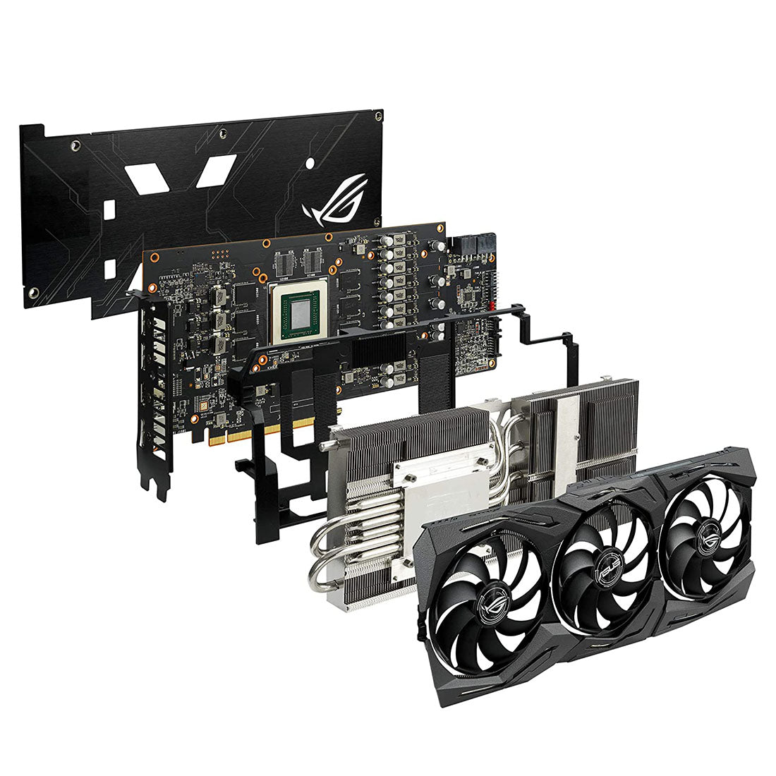 ASUS ROG Strix AMD Radeon RX 5600 XT OC एडिशन ग्राफिक्स कार्ड GDDR6 6GB 192 बिट ऑरा सिंक के साथ 