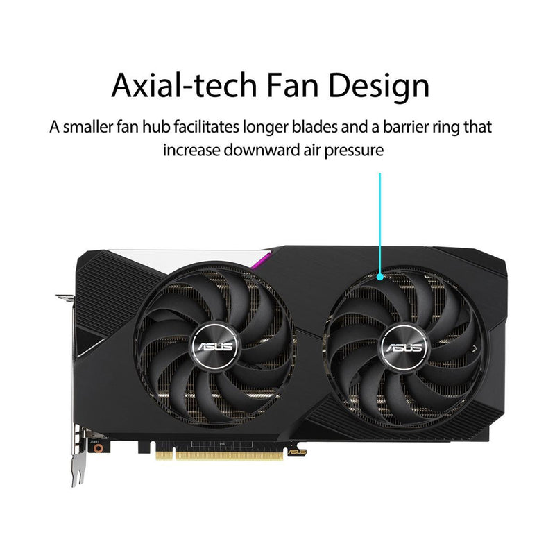 ASUS Dual RTX 3070 8GB 256 Bit GDDR6 Graphics Card with DLSS AI Rendering