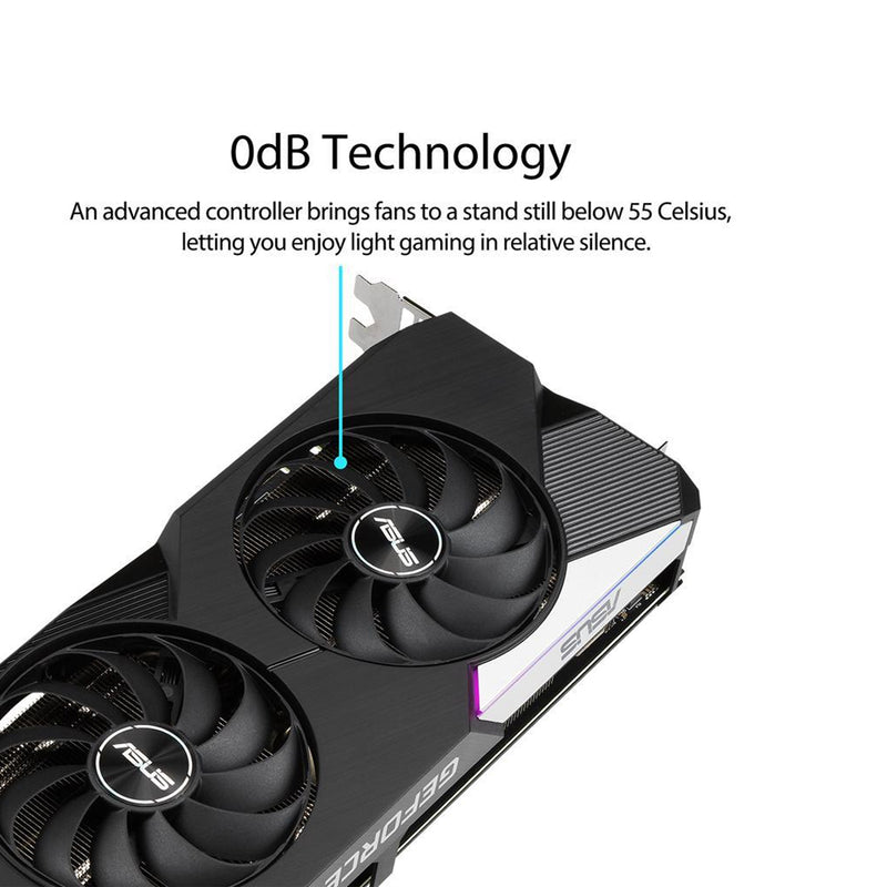 ASUS Dual RTX 3070 8GB 256 Bit GDDR6 Graphics Card with DLSS AI Rendering
