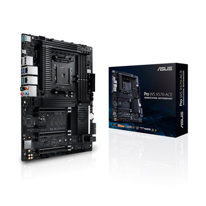 Asus Pro WS X570-Ace AMD AM4 ATX वर्कस्टेशन मदरबोर्ड PCIe 4.0 और ड्युअल M.2 स्लॉट के साथ