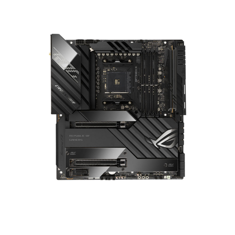 ASUS ROG CROSSHAIR VIII एक्सट्रीम E-ATX AMD AM4 गेमिंग WIFI मदरबोर्ड थंडरबोल्ट 4 और PCIe 4.0 के साथ