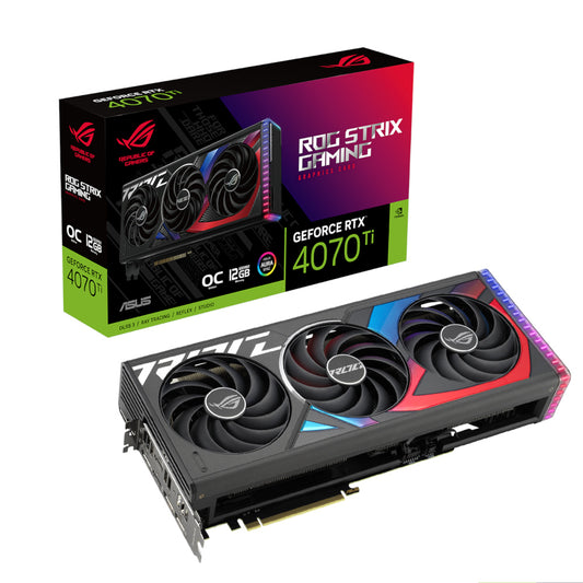 ASUS ROG STRIX GeForce RTX 4070 Ti OC Edition 12GB GDDR6X 192-Bit Graphics Card