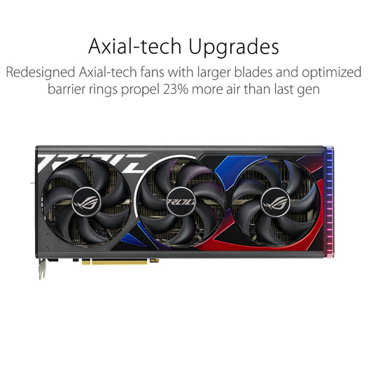 ASUS ROG STRIX GeForce RTX 4080 Super OC Edition 16GB GDDR6X 256-Bit Graphics Card