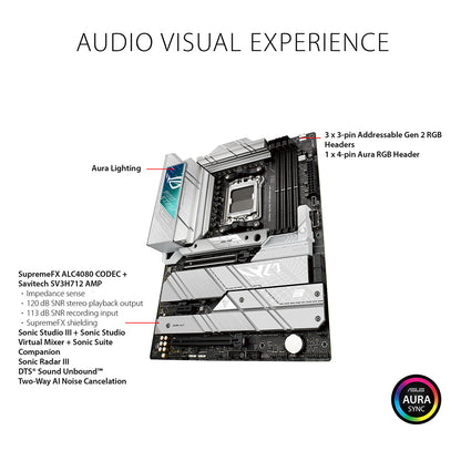ASUS ROG STRIX X670E-A गेमिंग Wi-Fi AMD सॉकेट AM5 ATX मदरबोर्ड