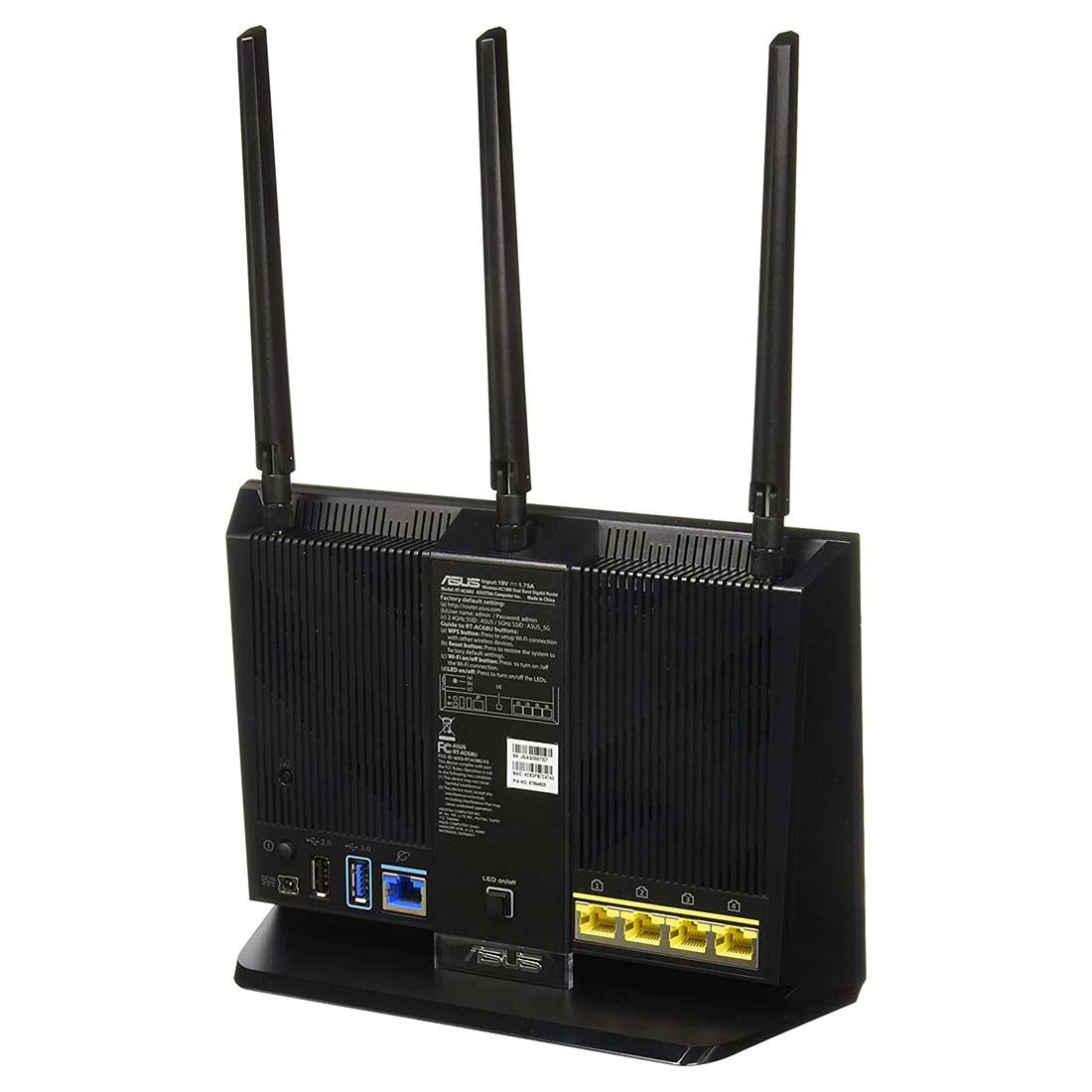 ASUS RT-AC68U (Pack of 2) AC1900 Dual Band Gigabit WiFi Router with AiMesh and   AiProtection support