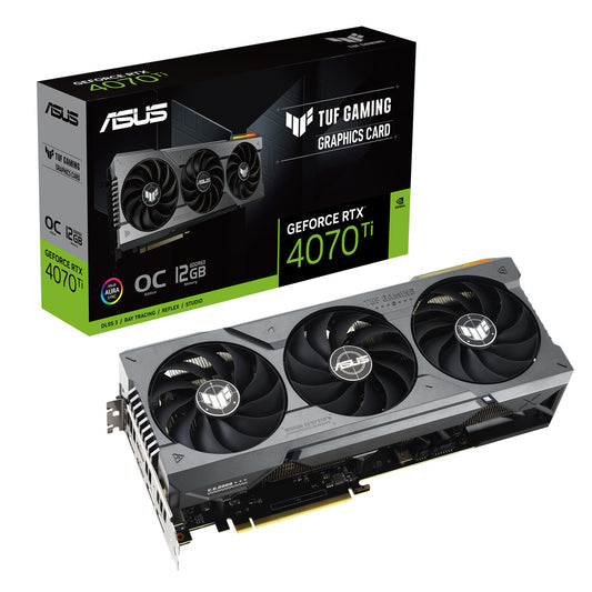 ASUS TUF Gaming GeForce RTX 4070 Ti OC Edition 12GB GDDR6X 192-Bit Graphics Card