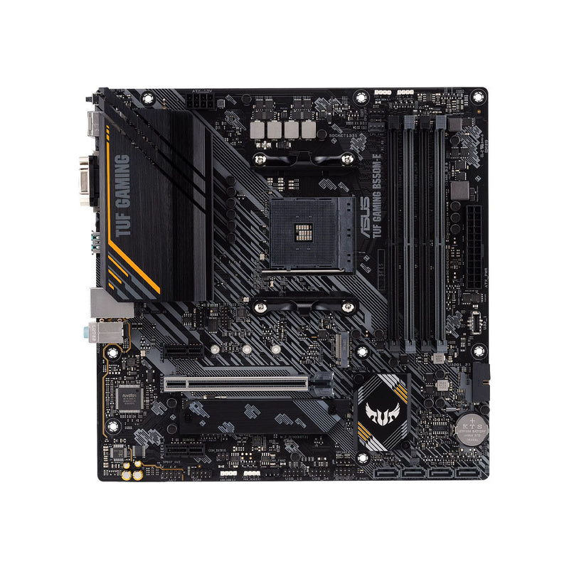ASUS B550 TUF Gaming B550M-E AMD AM4 Micro-ATX Gaming Motherboard with Dual M.2 and USB-C