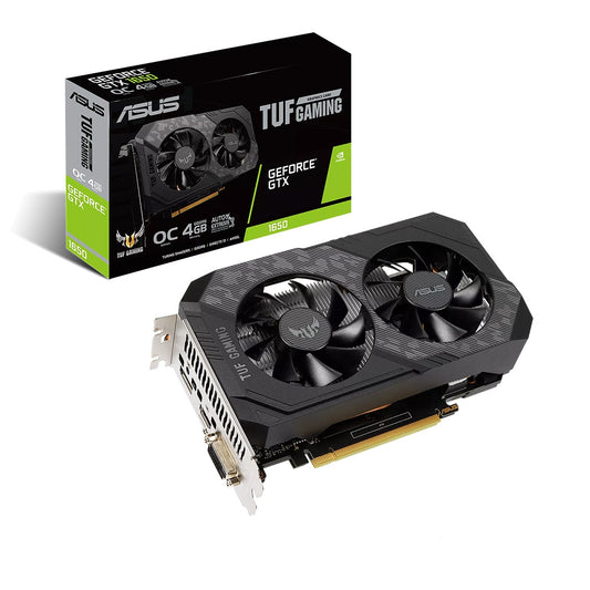ASUS TUF Gaming GeForce GTX 1650 P OC Edition GDDR6 4GB 128-bit Graphics Card