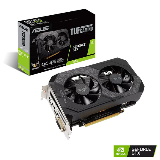 ASUS TUF Gaming GeForce GTX 1650 P OC Edition GDDR6 4GB 128-bit Graphics Card