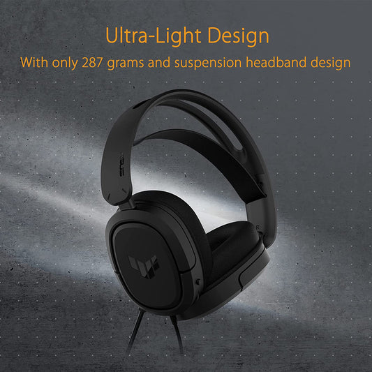 ASUS TUF Gaming H1 Wired Gaming Headset with Virtual 7.1 Surround Sound