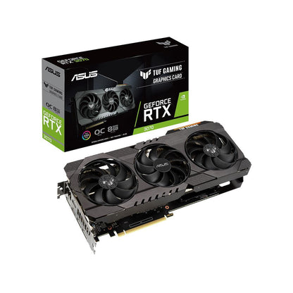 ASUS TUF Gaming RTX 3070 OC Edition Graphics Card GDDR6 8GB 256-Bit with DLSS AI Rendering