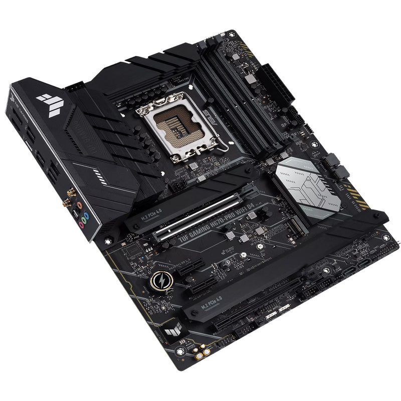 ASUS TUF Gaming H670-Pro WIFI D4 Intel H670 LGA 1700 ATX Motherboard with PCIe 5.0 and USB-C