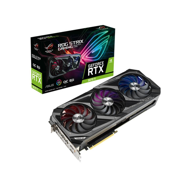 ASUS ROG STRIX NVIDIA GeForce RTX 3070 Ti OC Edition LHR 8GB GDDR6X 256-Bit Graphics Card