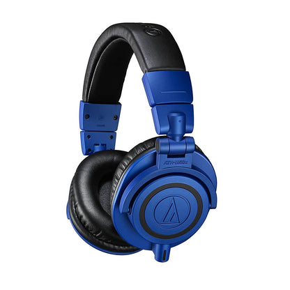 Audio-Technica ATH-M50x Over-Ear Wired Headphone with 45mm Neodymium Driver - Blue