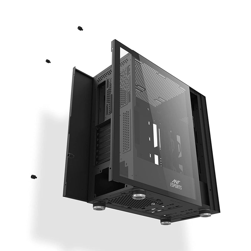Ant Esports Graffiti Mid Tower ATX Cabinet with Custom Front Panel Design