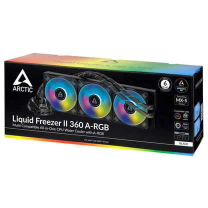 ARCTIC Liquid Freezer II 360 A-RGB 360mm AIO CPU Liquid Cooler with PWM Pump and VRM Fan