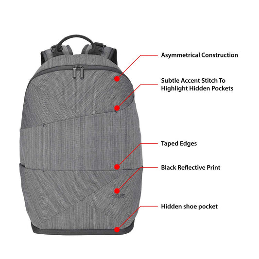 Asus Artemis BP240 14-inch Laptop Backpack with Two-tone Polyester Construction