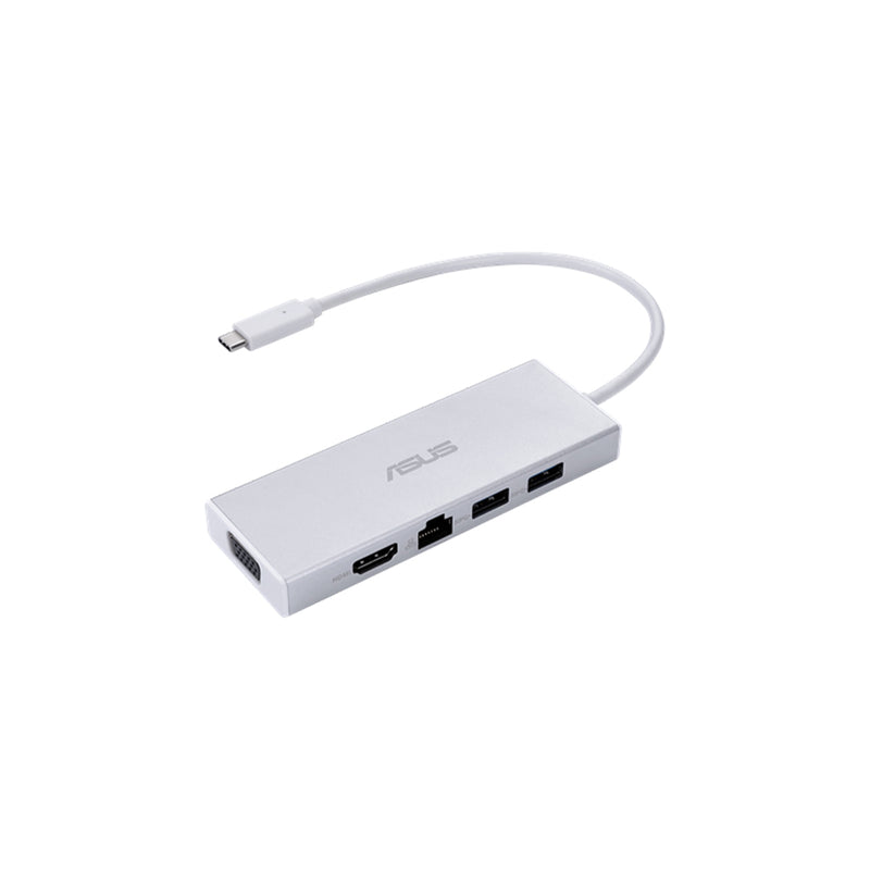 ASUS OS200 USB-C Dongle with USB 3.0 Gigabit Ethernet and 2K UHD Support
