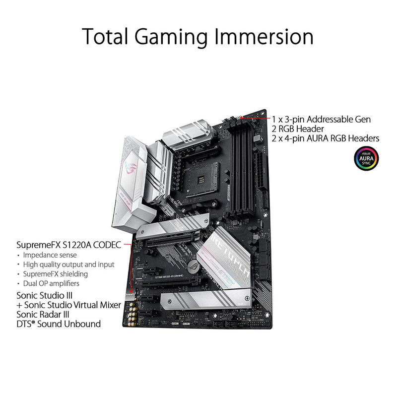 ASUS ROG STRIX B550-A AMD AM4 ATX Gaming Motherboard 