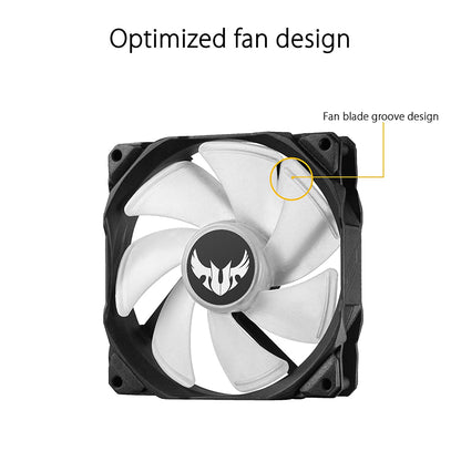 ASUS TUF Gaming LC 240 RGB AIO 240mm CPU Liquid Cooler with Dual 120mm PWM Fans