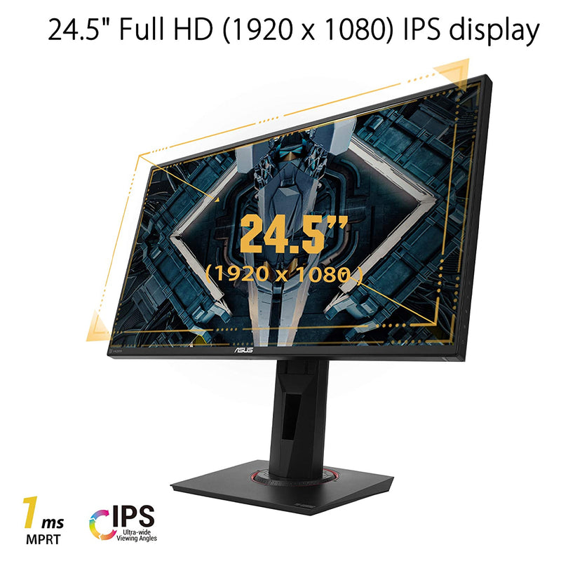 ASUS TUF VG259QR 24.5 Inch Full HD Gaming Monitor with 1ms Response Time and 165Hz Refresh Rate