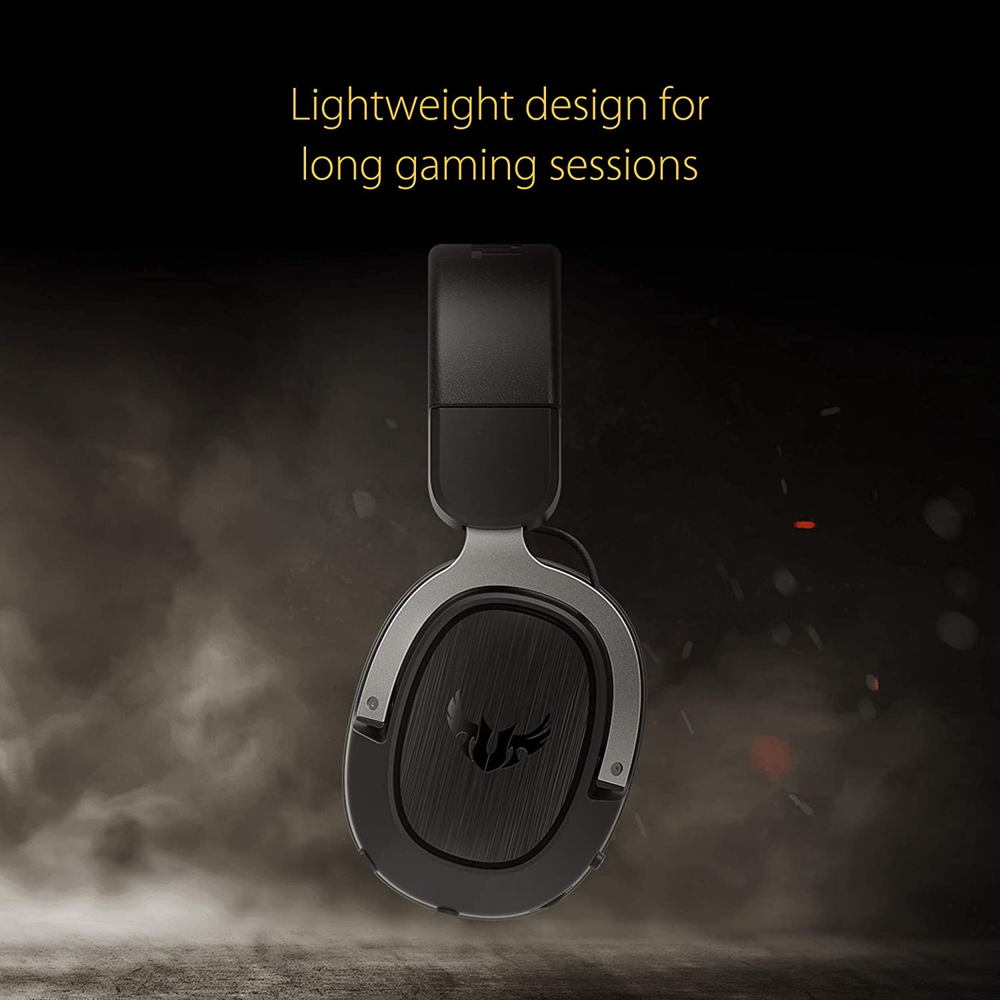 Asus TUF Gaming H3 Gaming Headset Silver with Deep bass and Virtual 7.1 Surround Sound