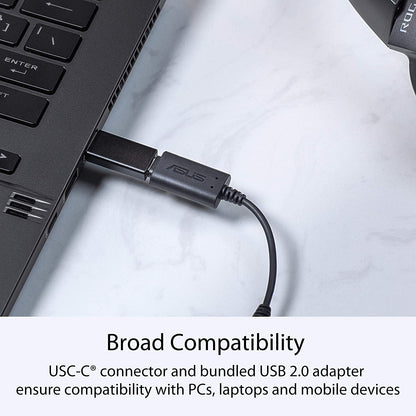ASUS AI Noise-Canceling Mic Adapter with USB-C to 3.5 mm connection From TPS Technologies