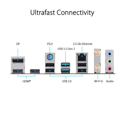 ASUS PRIME B760M-A WIFI D4 Intel B760 LGA 1700 Micro-ATX Motherboard