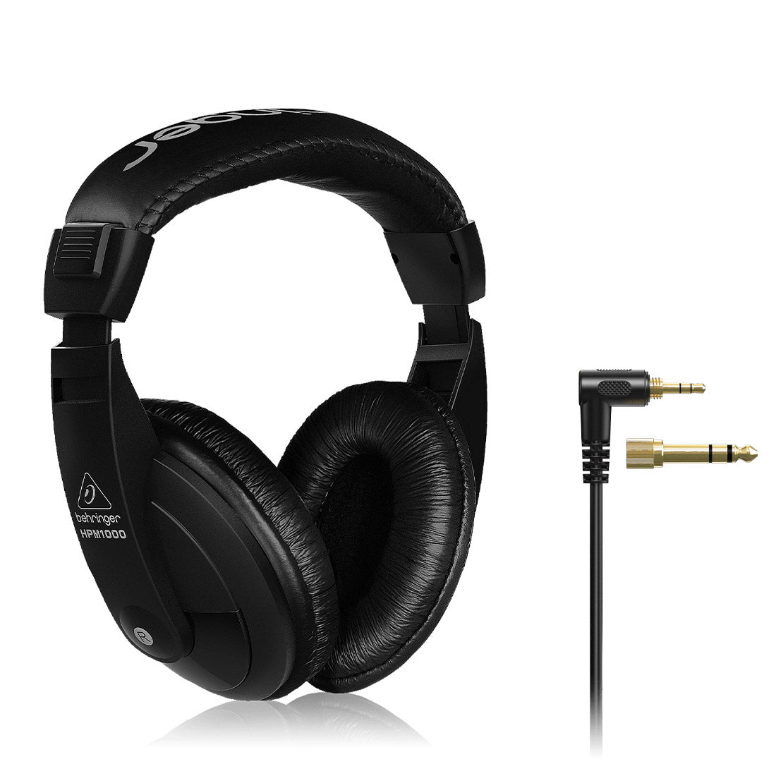 Behringer HPM1000 Over-Ear Wired Headset with 40mm Drivers and High Dynamic Range - Black