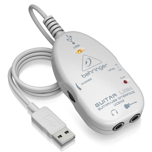 Behringer UCG102 Guitar-to-USB Interface for Recording and Jamming