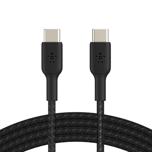 Belkin Boost Charge Braided 1 Meter USB-C to USB-C Cable - Black