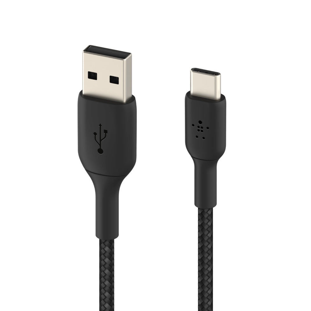 Belkin Boost Charge 1 Meter Braided USB-C to USB-A Cable - Black