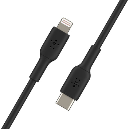 Belkin Boost Charge 1 Meter USB-C to Lightning Cable - Black