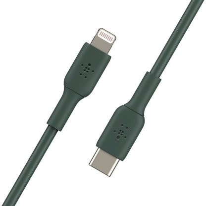 Belkin Boost Charge 1 Meter USB-C to Lightning Cable - Midnight Green