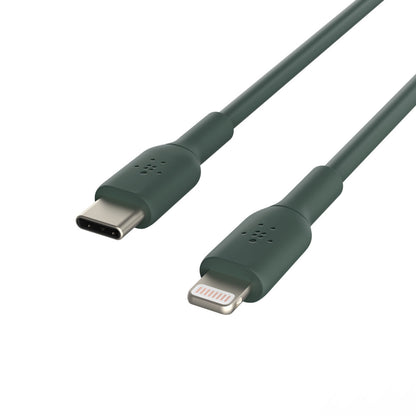 Belkin Boost Charge 1 Meter USB-C to Lightning Cable - Midnight Green
