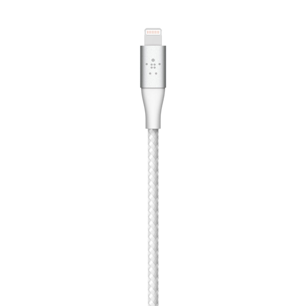 Belkin Boost Charge 1 Meter Braided Lightning to USB-A Cable - White