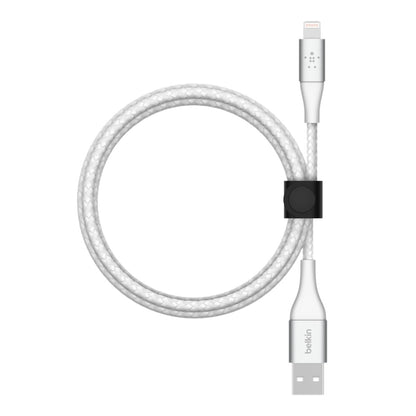 Belkin Boost Charge 1 Meter Braided Lightning to USB-A Cable - White