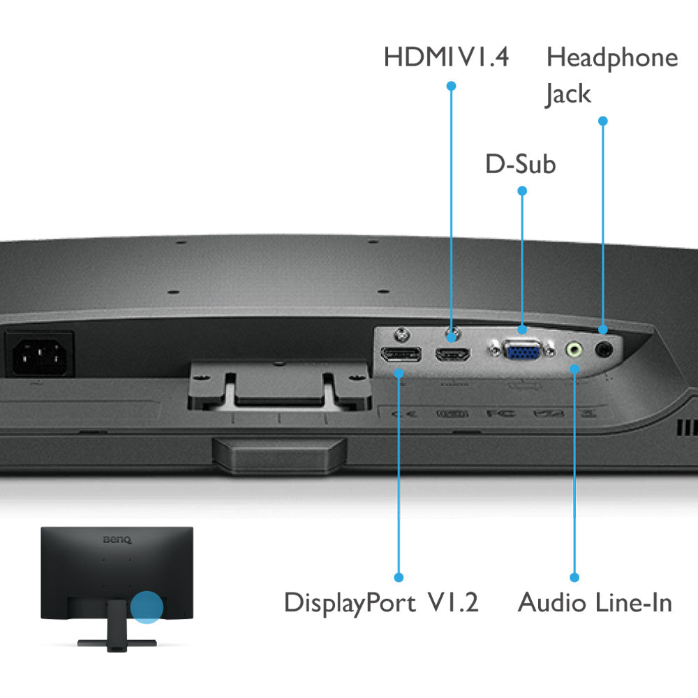 BenQ GW2480L 24-inch Full-HD IPS Monitor with Dual Speakers