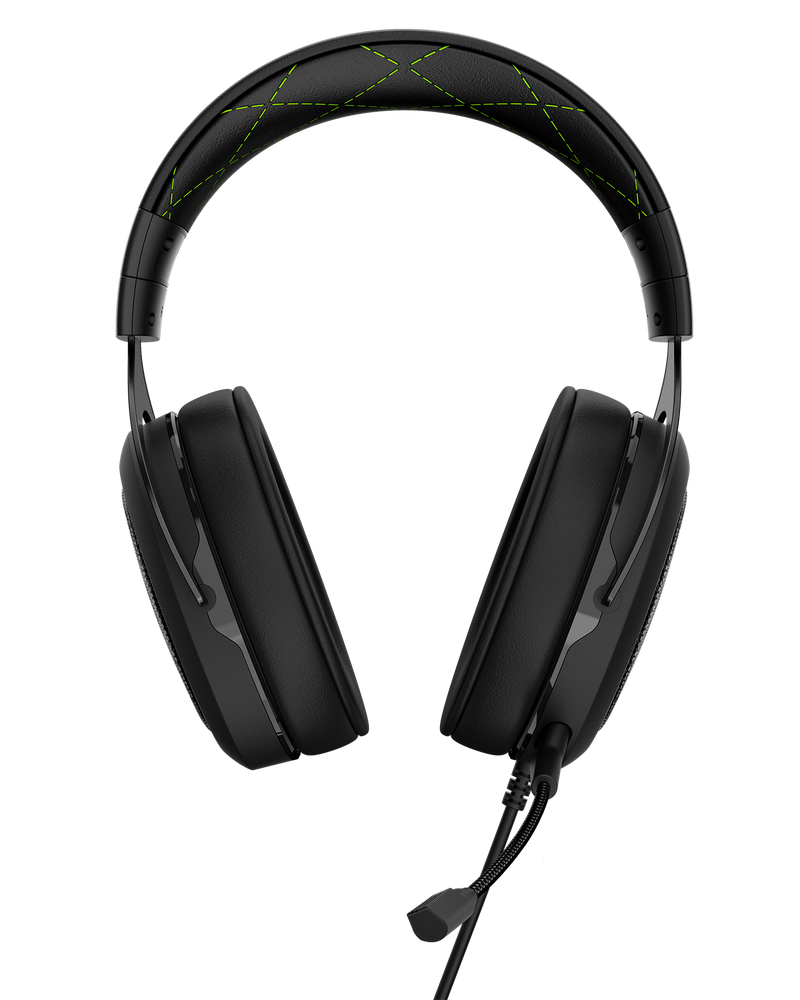 Corsair HS50 Stereo Gaming Headset Green - The Peripheral Store | TPS